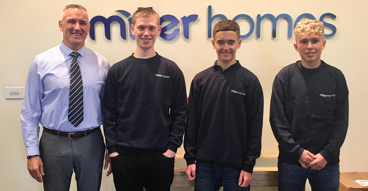 Laying The Foundations For Miller Homes New Apprentices Press Release