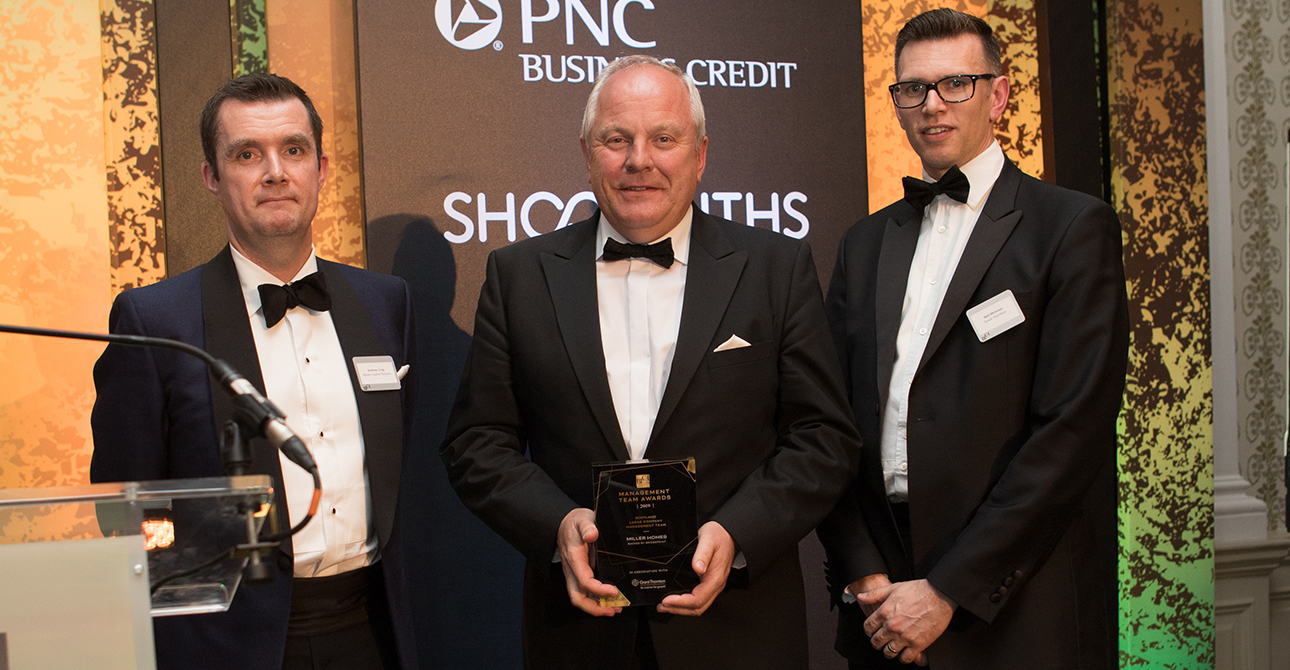 Miller Homes Named Scotland Large Management Team Of The Year Press